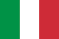 Rent a car with driver in Italy photo flag